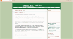 Desktop Screenshot of maastrichtheren1.blogspot.com