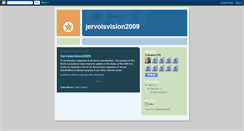 Desktop Screenshot of jervoisvision2009.blogspot.com