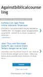 Mobile Screenshot of againstbiblicalcounseling.blogspot.com