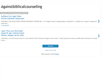 Tablet Screenshot of againstbiblicalcounseling.blogspot.com