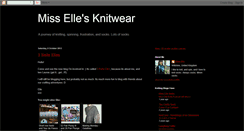 Desktop Screenshot of misselleknitwear.blogspot.com