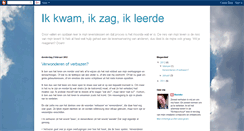 Desktop Screenshot of ikkwamikzagikleerde.blogspot.com