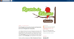 Desktop Screenshot of pousadarecantodospassaros.blogspot.com