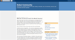 Desktop Screenshot of dubai-community.blogspot.com