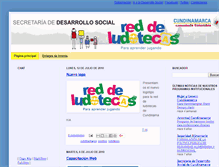 Tablet Screenshot of ludotecascundinamarca.blogspot.com