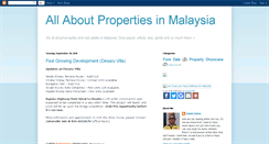 Desktop Screenshot of allaboutpropertymalaysia.blogspot.com