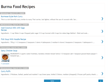 Tablet Screenshot of burmarecipes.blogspot.com