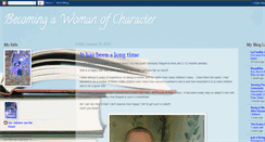 Desktop Screenshot of becomingawomanofcharacter.blogspot.com
