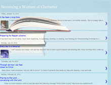 Tablet Screenshot of becomingawomanofcharacter.blogspot.com