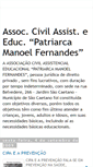 Mobile Screenshot of patriarcamanoelfernandes.blogspot.com