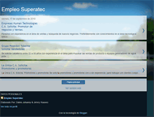 Tablet Screenshot of empleosuperatec.blogspot.com