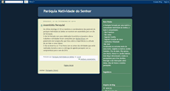 Desktop Screenshot of paroquianatividadedosenhor.blogspot.com