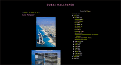 Desktop Screenshot of dubaiwallpaper.blogspot.com