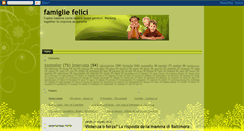 Desktop Screenshot of famigliefelici.blogspot.com