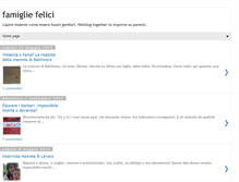 Tablet Screenshot of famigliefelici.blogspot.com