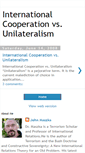 Mobile Screenshot of internationalcooperationvsunilateral.blogspot.com