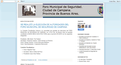 Desktop Screenshot of foroseguridadcampana.blogspot.com