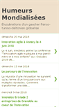Mobile Screenshot of humeursmondialisees.blogspot.com