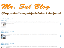 Tablet Screenshot of mrsulblog.blogspot.com