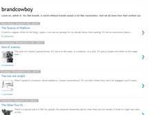 Tablet Screenshot of brandcowboy.blogspot.com