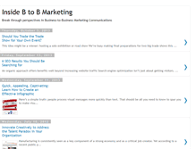 Tablet Screenshot of insidebtobmarketing.blogspot.com