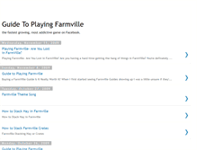 Tablet Screenshot of guide-to-playing-farmville.blogspot.com