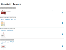 Tablet Screenshot of cittadinincomune.blogspot.com