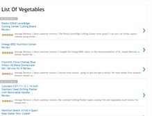 Tablet Screenshot of listofvegetables.blogspot.com