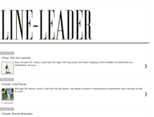 Tablet Screenshot of line-leader.blogspot.com