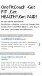 Mobile Screenshot of onefitcoach.blogspot.com