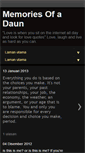 Mobile Screenshot of memoriesofadaun.blogspot.com