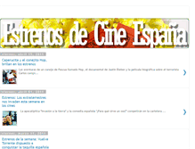 Tablet Screenshot of estrenos-de-cine.blogspot.com