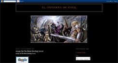 Desktop Screenshot of elinfiernodeodin.blogspot.com