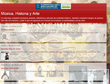 Tablet Screenshot of musicahistoriayarte.blogspot.com