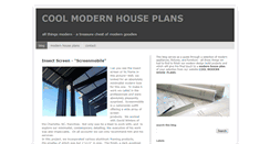 Desktop Screenshot of modern-house-plans.blogspot.com