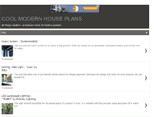 Tablet Screenshot of modern-house-plans.blogspot.com