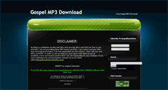 Desktop Screenshot of gospelmusicshare.blogspot.com