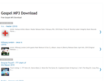Tablet Screenshot of gospelmusicshare.blogspot.com