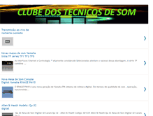 Tablet Screenshot of clubedostecnicosdesom.blogspot.com