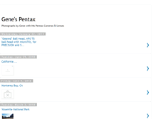 Tablet Screenshot of genespentax.blogspot.com