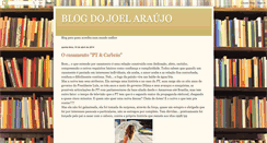 Desktop Screenshot of blogdojoelaraujo.blogspot.com