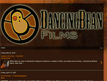 Tablet Screenshot of dancingbeanfilms.blogspot.com