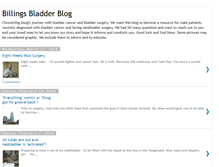 Tablet Screenshot of billingsbladderblog.blogspot.com