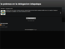 Tablet Screenshot of lapobrezaenladelegacioniztapalapa.blogspot.com