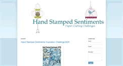 Desktop Screenshot of handstampedsentiments.blogspot.com