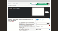 Desktop Screenshot of lifeinuae.blogspot.com