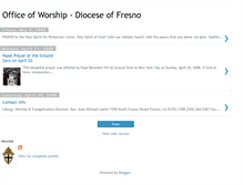 Tablet Screenshot of fresnoliturgyandworship.blogspot.com