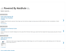 Tablet Screenshot of matdhule.blogspot.com