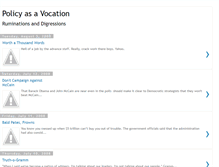 Tablet Screenshot of policyasavocation.blogspot.com