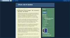 Desktop Screenshot of citizenrecruitment.blogspot.com